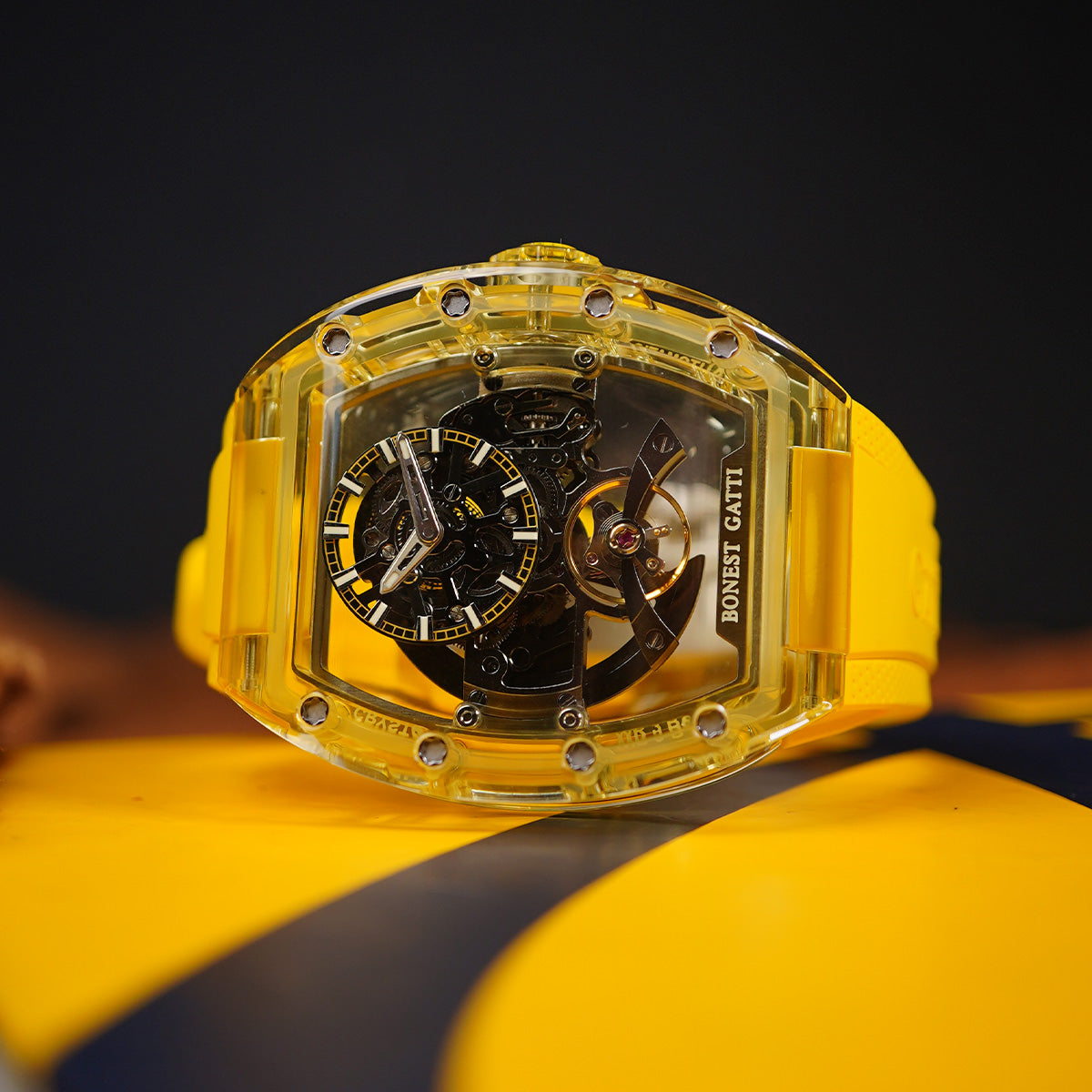 Bonest Gatti Ghost Speed BG9960 Synthetic Mineral Case - Horology Story Youtube Store