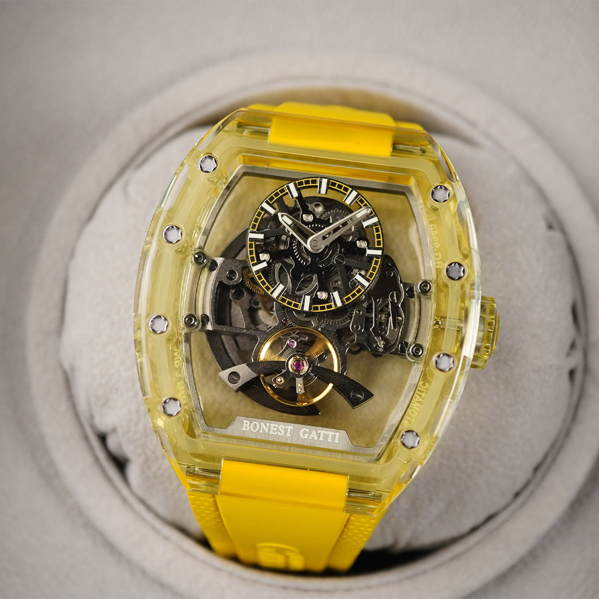Bonest Gatti Ghost Speed BG9960 Synthetic Mineral Case - Horology Story Youtube Store