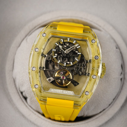 Bonest Gatti Ghost Speed BG9960 Synthetic Mineral Case - Horology Story Youtube Store