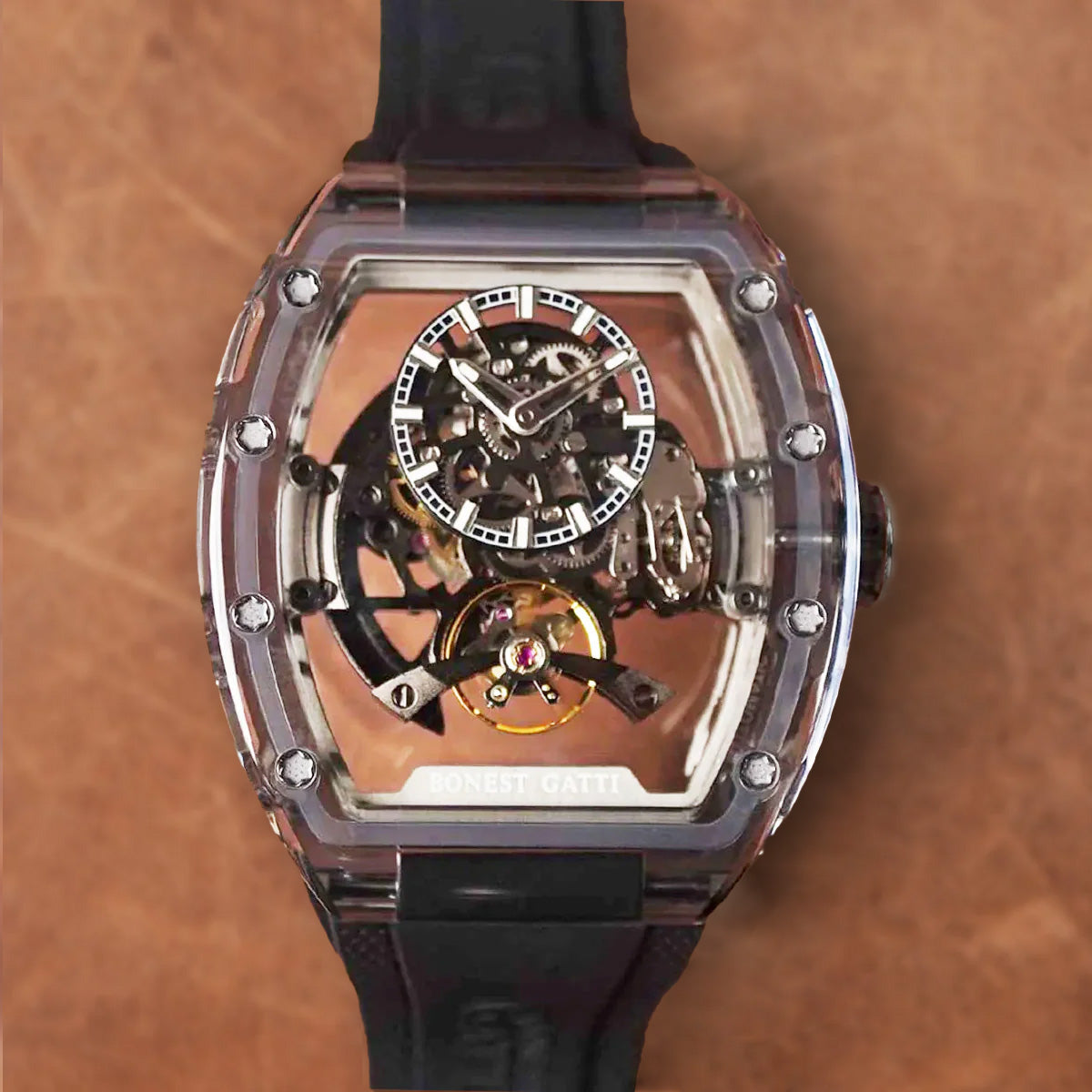 Bonest Gatti Ghost Speed BG9960 Synthetic Mineral Case - Horology Story Youtube Store