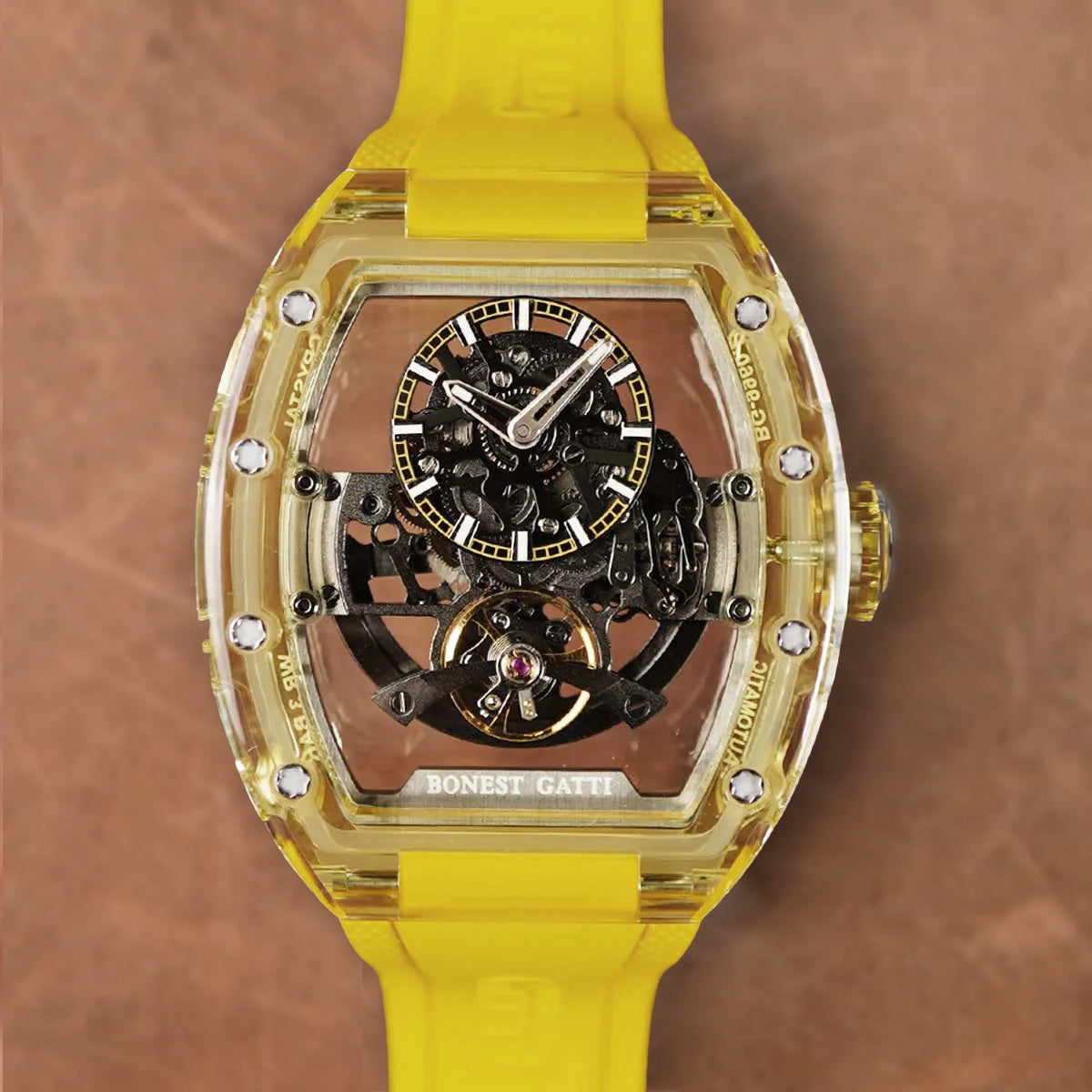 Bonest Gatti Ghost Speed BG9960 Synthetic Mineral Case - Horology Story Youtube Store