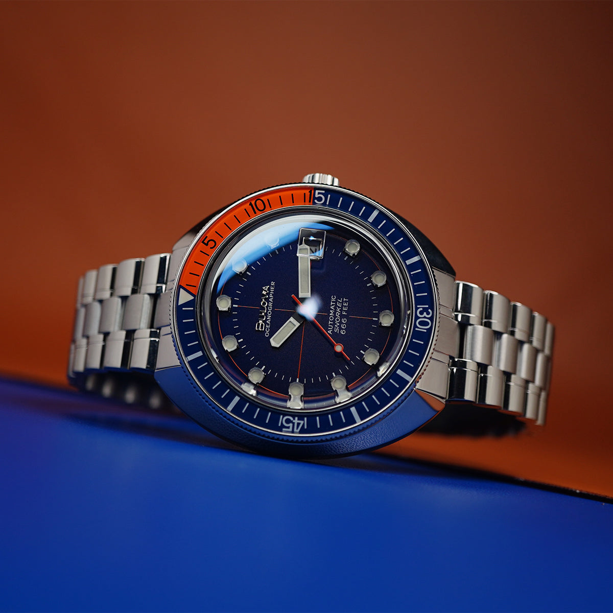 Bulova Oceanographer BLV 96B321 Blue Dial (Pepsi)