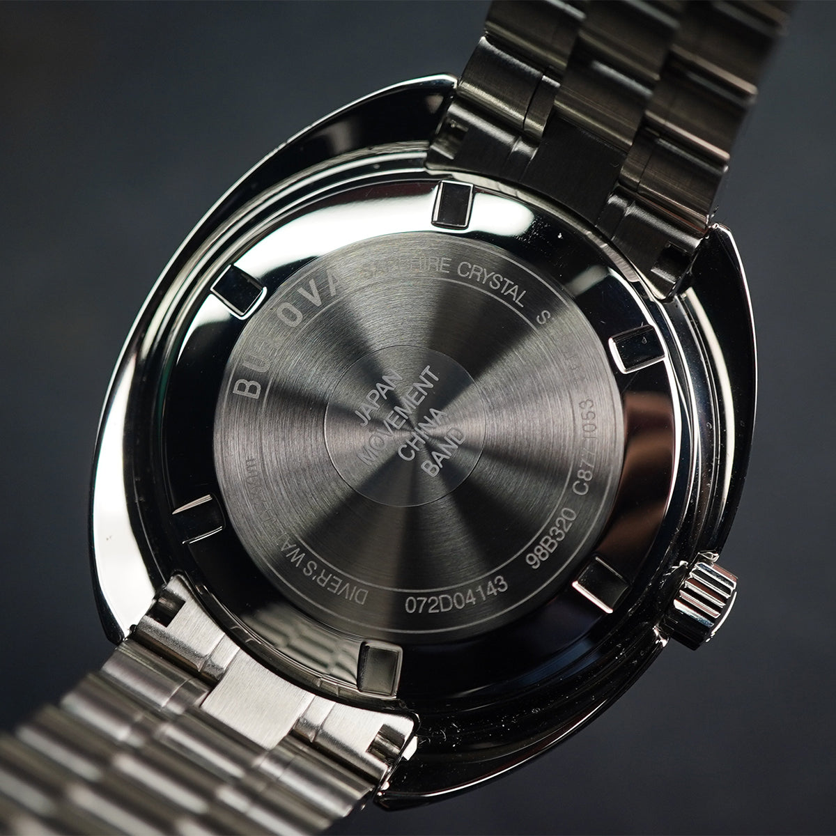 Bulova Oceanographer BLV 98B320 Black Dial (Coke)