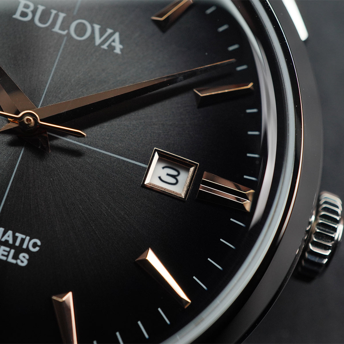 Bulova Sutton Classic BLV 96B422 Black Dial