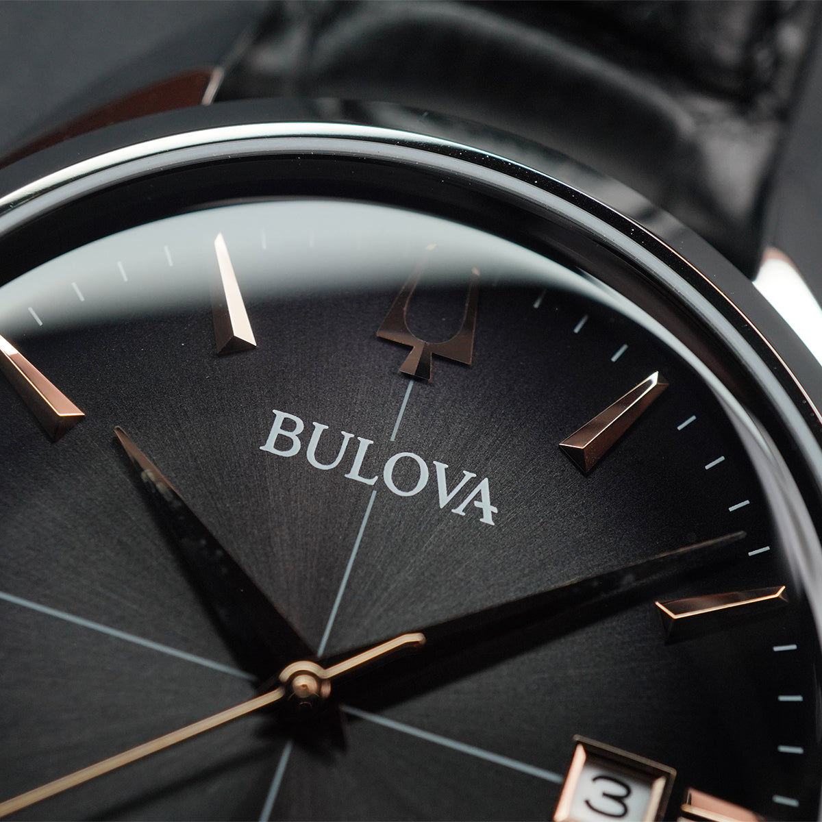 Bulova Sutton Classic BLV 96B422 Black Dial