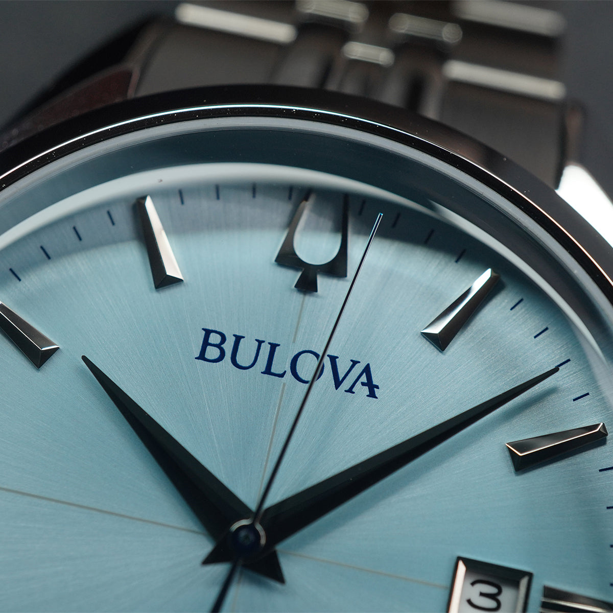Bulova Sutton Classic BLV 96B423 Aqua Blue Dial