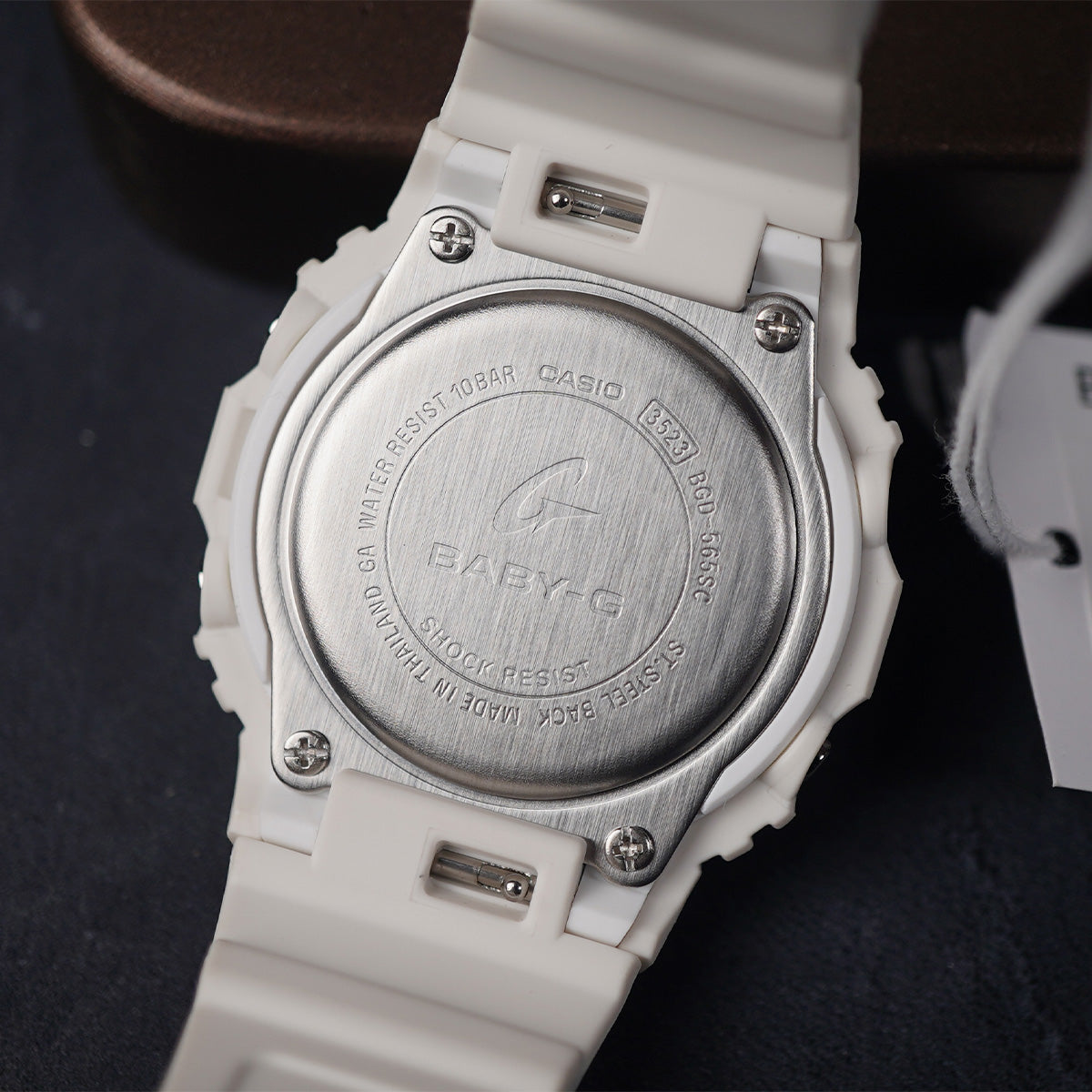 Casio Baby-G 37.9mm BGD-565SC-4 Resin White Pastel Case Pink Dial - Horology Story Youtube Store