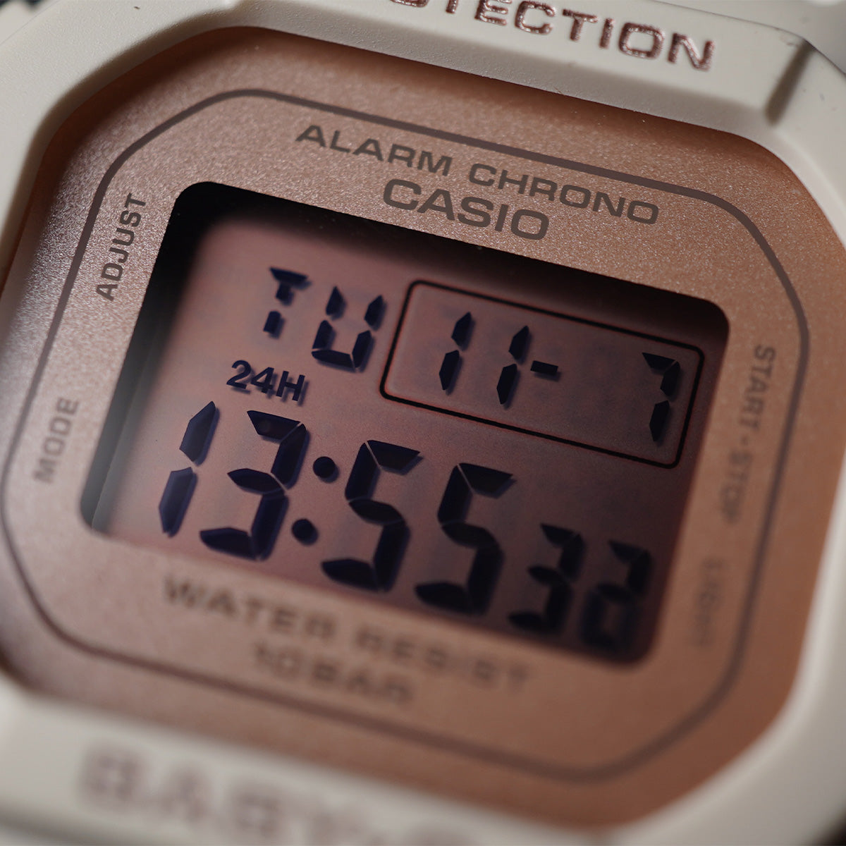 Casio Baby-G 37.9mm BGD-565SC-4 Resin White Pastel Case Pink Dial - Horology Story Youtube Store