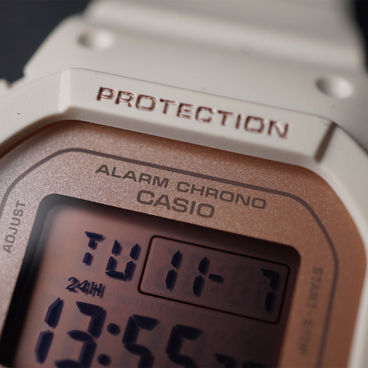 Casio Baby-G 37.9mm BGD-565SC-4 Resin White Pastel Case Pink Dial - Horology Story Youtube Store