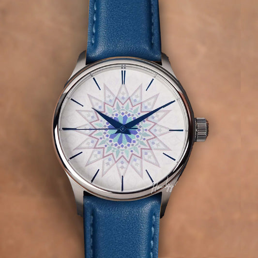 Castle & Gazelle Zellij Blue Dial Quartz V2 - Horology Story Youtube Store