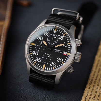 Baltany Military Chronograph S205045 39mm - Horology Story Youtube Store