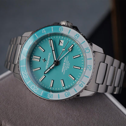 Venezianico Nereide GMT 39mm 3521505C Cielo - Horology Story Youtube Store