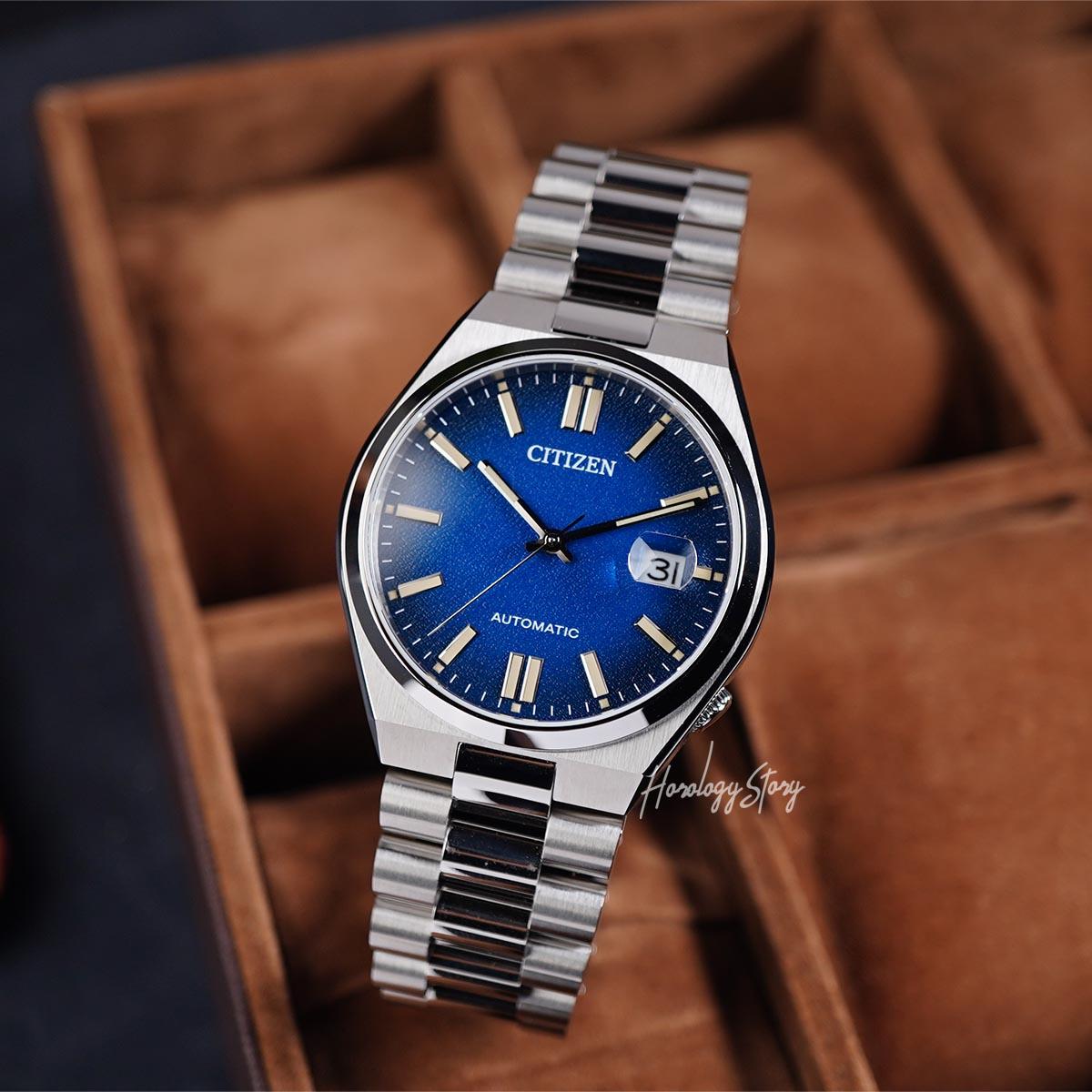 Citizen Tsuyosa NJ0151-88L Navy Blue Dial - Horology Story Youtube Store
