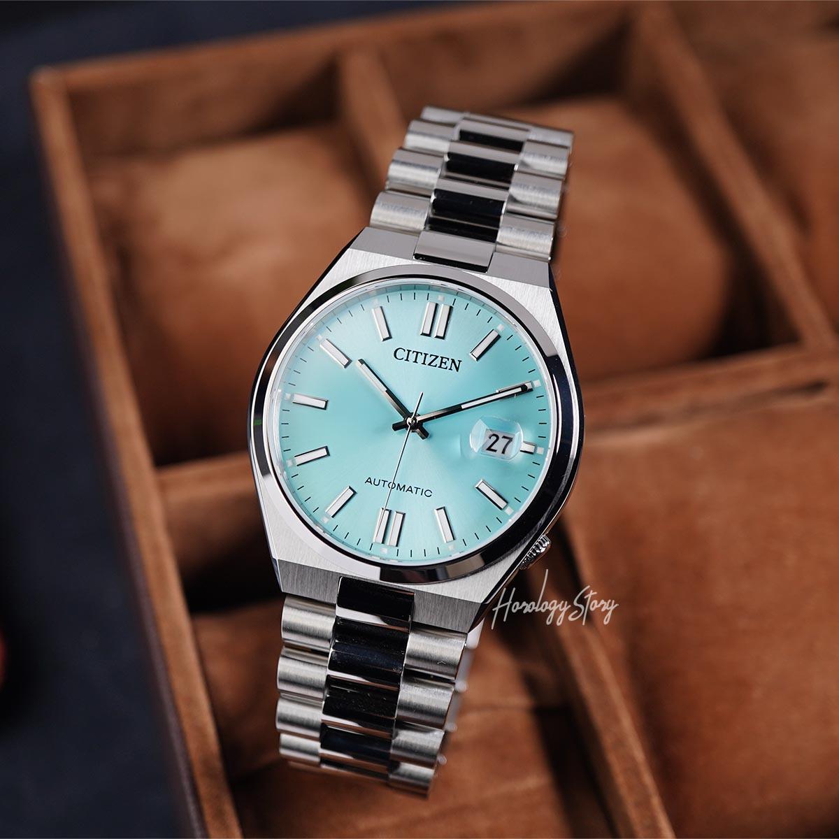 Citizen Tsuyosa NJ0151-88M Light Blue Dial - Horology Story Youtube Store