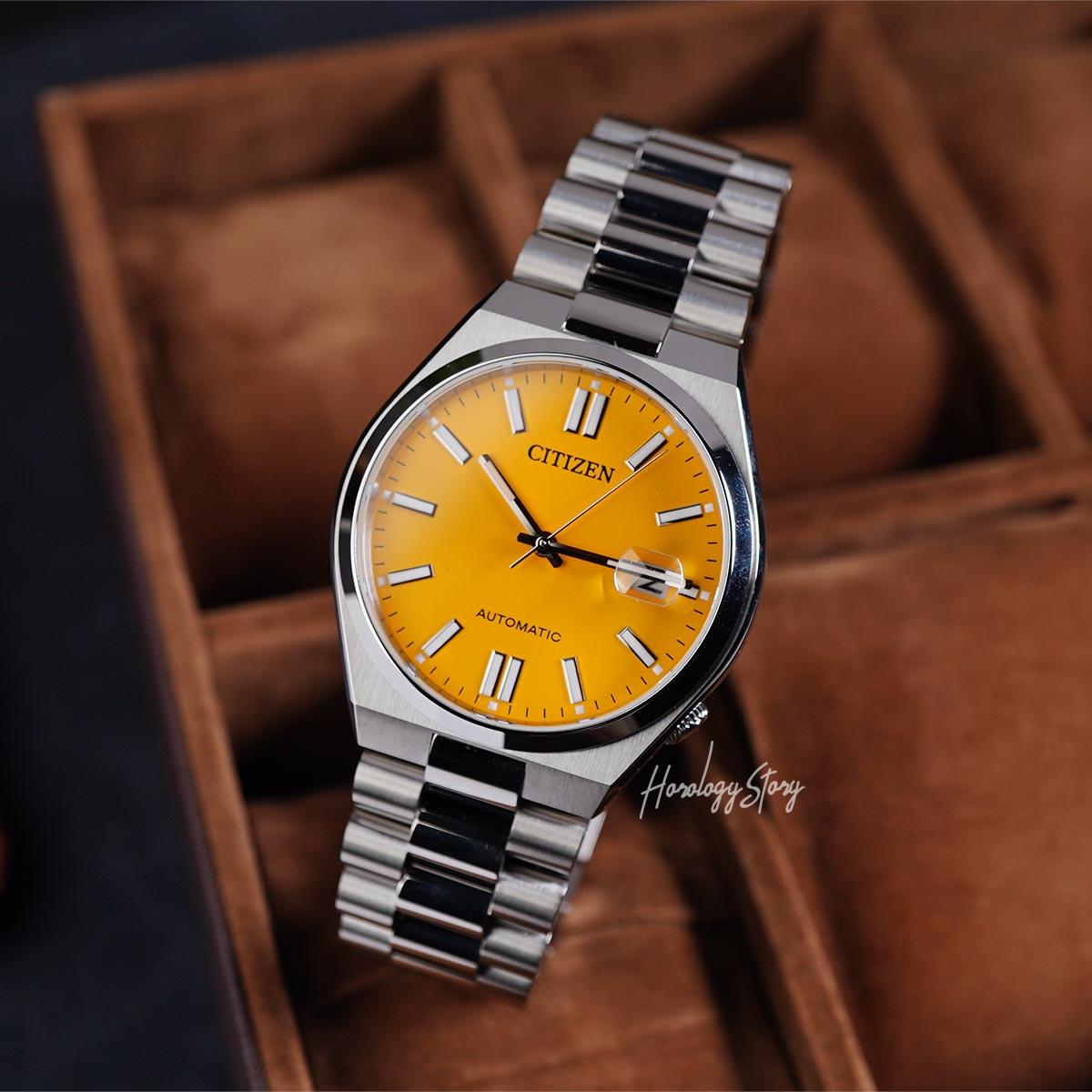 Citizen Tsuyosa NJ0150-81Z Yellow Dial - Horology Story Youtube Store