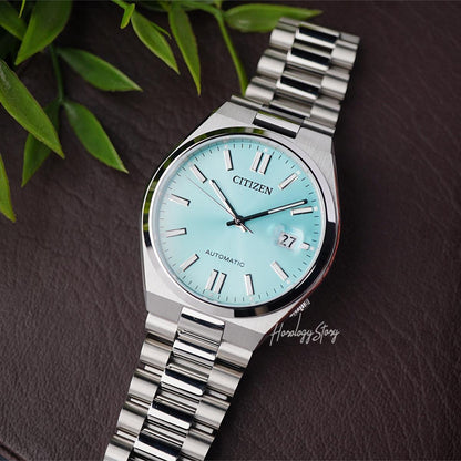 Citizen Tsuyosa NJ0151-88M Light Blue Dial - Horology Story Youtube Store