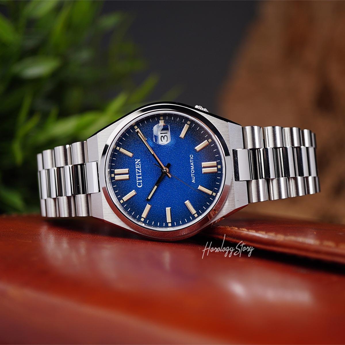 Citizen Tsuyosa NJ0151-88L Navy Blue Dial - Horology Story Youtube Store