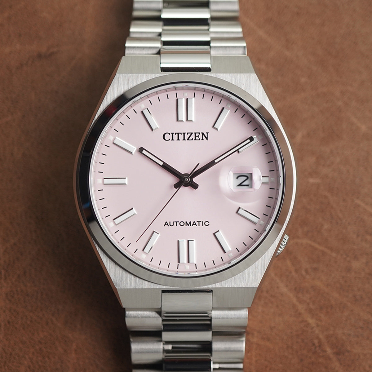 Citizen Tsuyosa NJ0158-89X X Pantone Dreamy Pink Dial - Horology Story Youtube Store