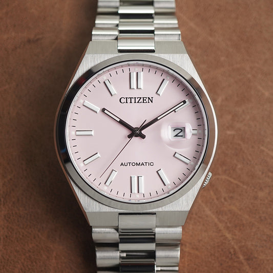 Citizen Tsuyosa NJ0158-89X X Pantone Dreamy Pink Dial - Horology Story Youtube Store