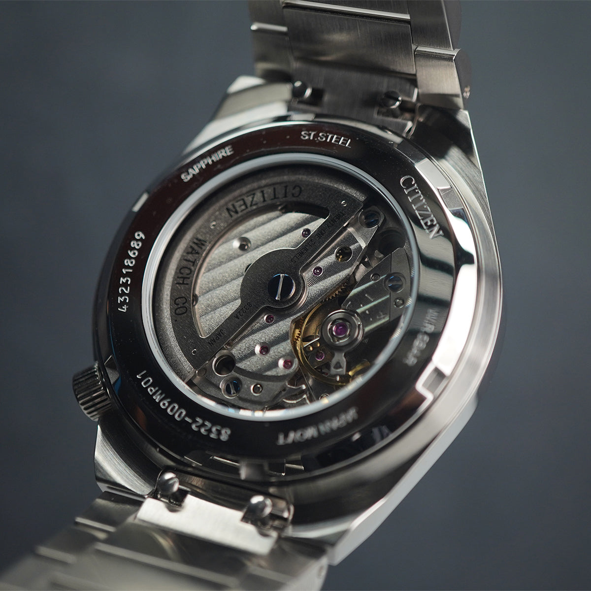 Citizen Tsuyosa Mechanical NK5010-51X Small Second Olive Green Guilloche Dial