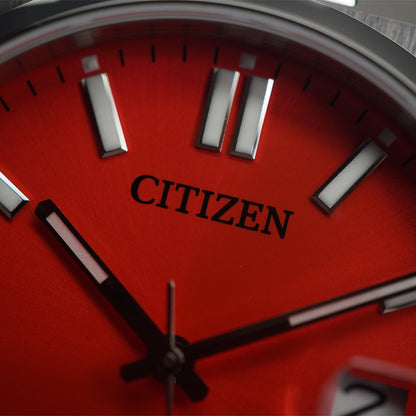 Citizen Tsuyosa NJ0158-89W X Pantone Blazing Red Dial - Horology Story Youtube Store