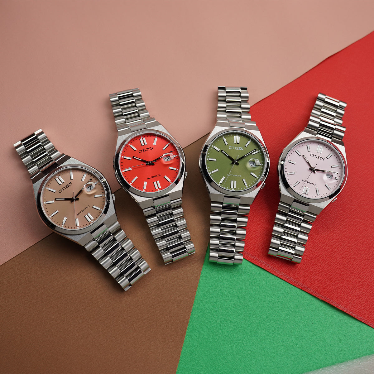 Citizen Tsuyosa NJ0158-89W X Pantone Blazing Red Dial - Horology Story Youtube Store