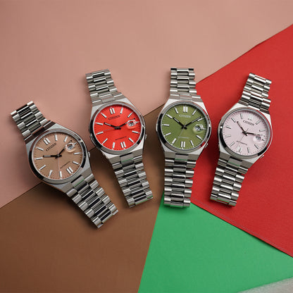 Citizen Tsuyosa NJ0158-89X X Pantone Dreamy Pink Dial - Horology Story Youtube Store