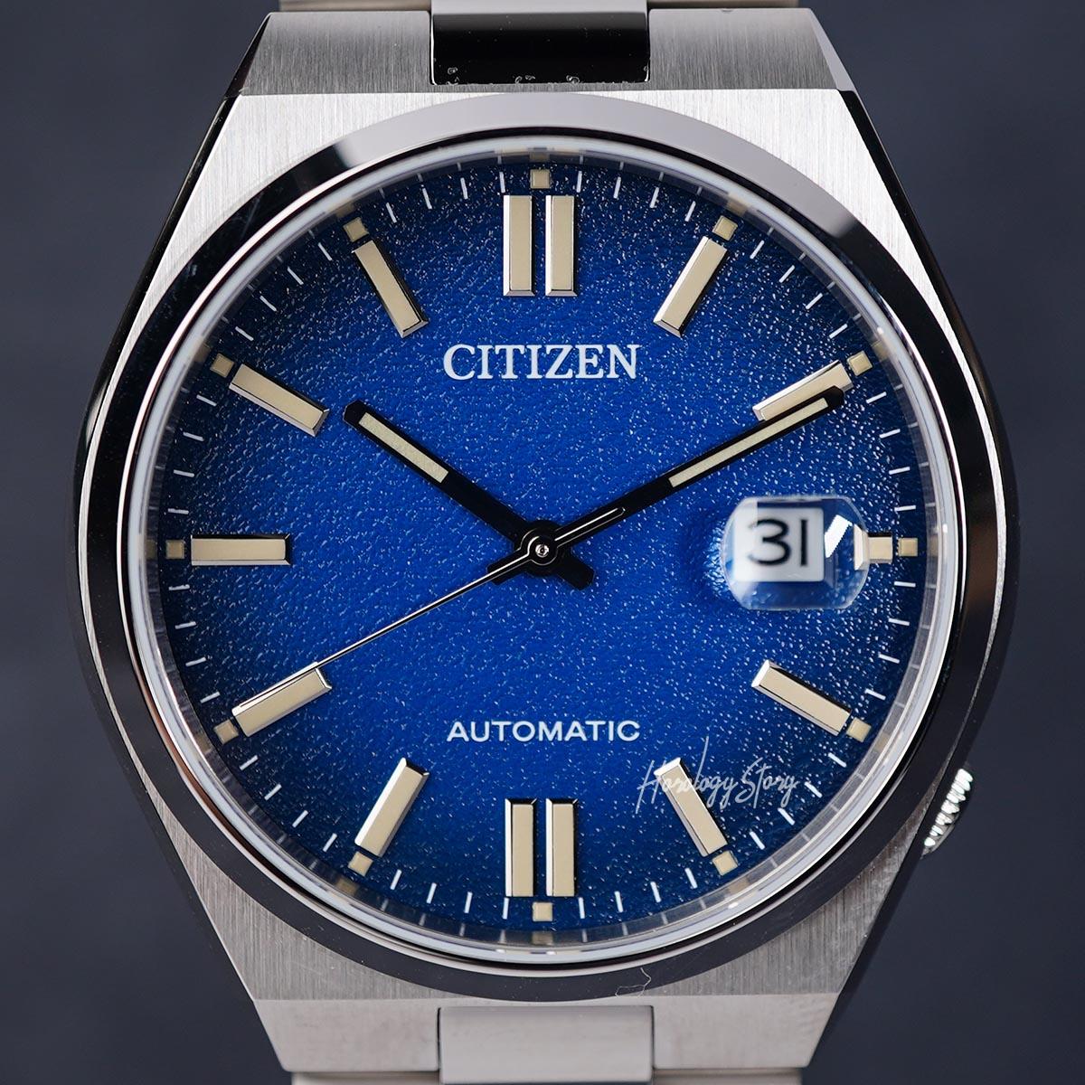 Citizen Tsuyosa NJ0151-88L Navy Blue Dial - Horology Story Youtube Store