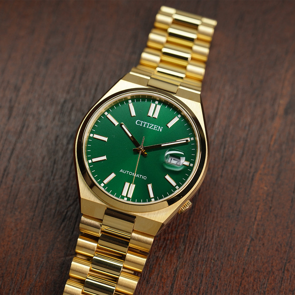 Citizen Tsuyosa NJ0152-51X Green Dial
