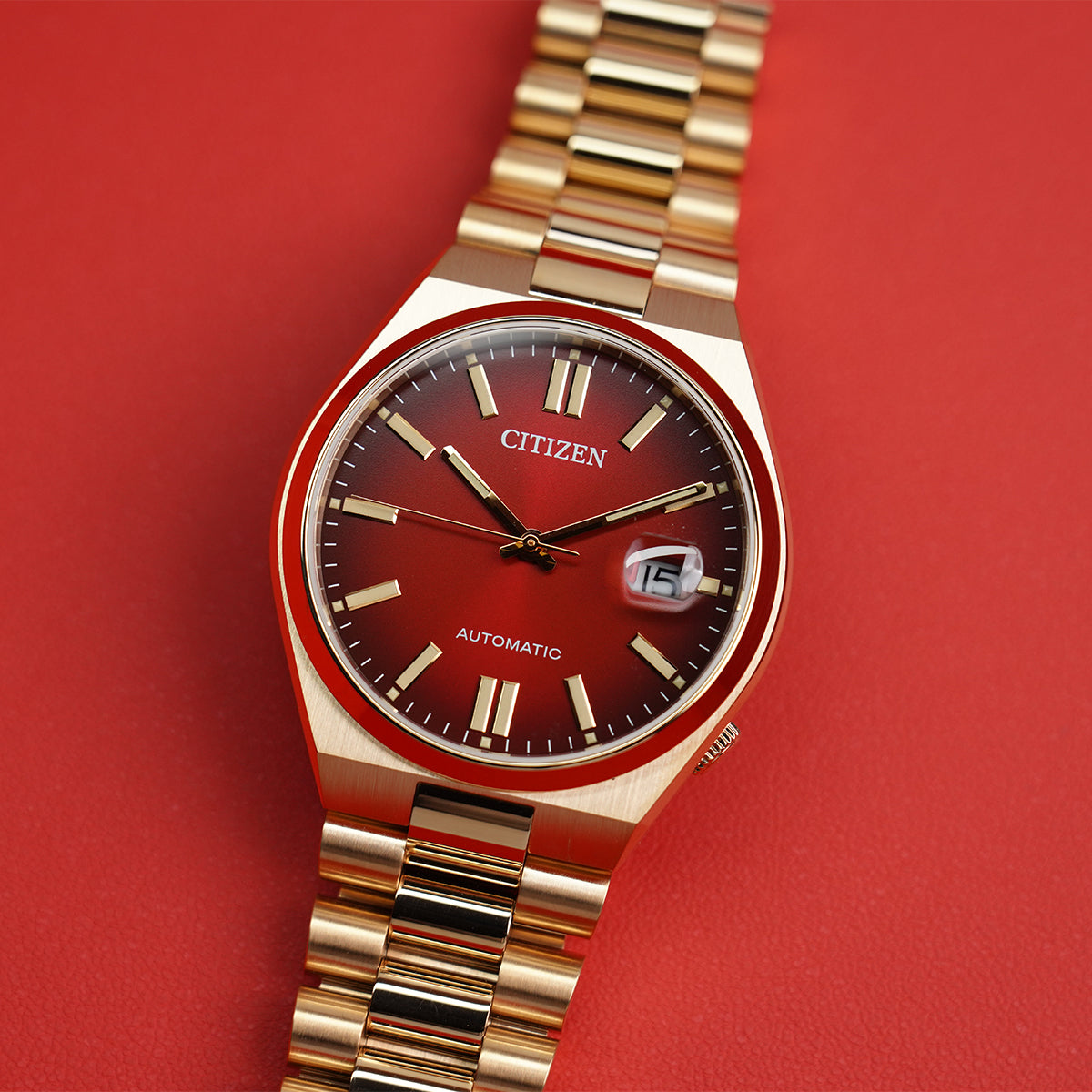 Citizen Tsuyosa NJ0153-82X Red Dial