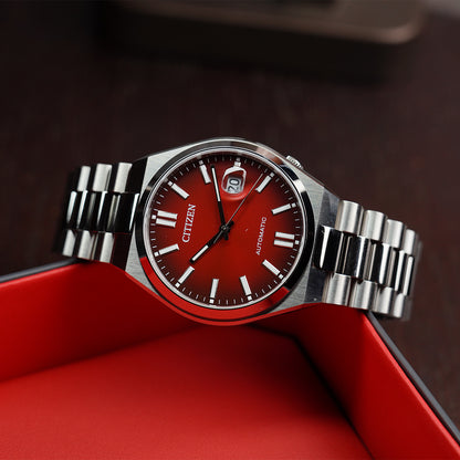 Citizen Tsuyosa NJ0150-56W Burgundy Dial
