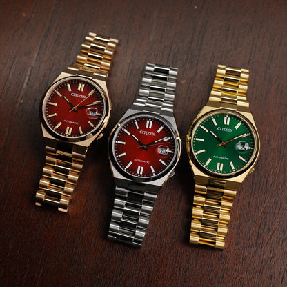 Citizen Tsuyosa NJ0152-51X Green Dial