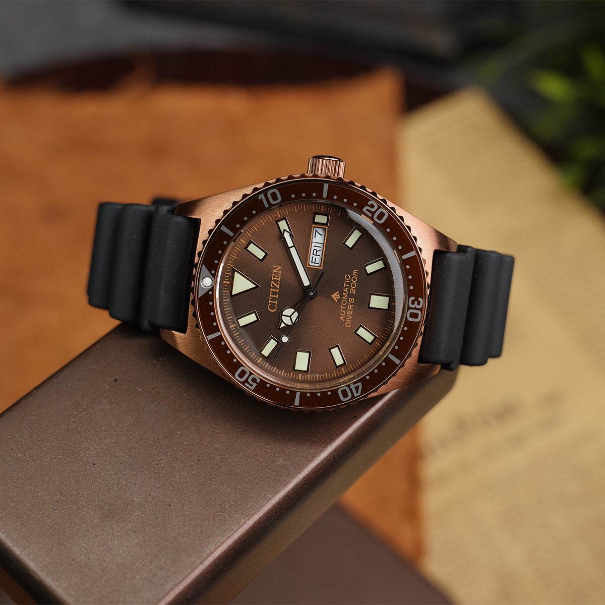 Citizen Promaster NY0125-08W Light Brown Dial