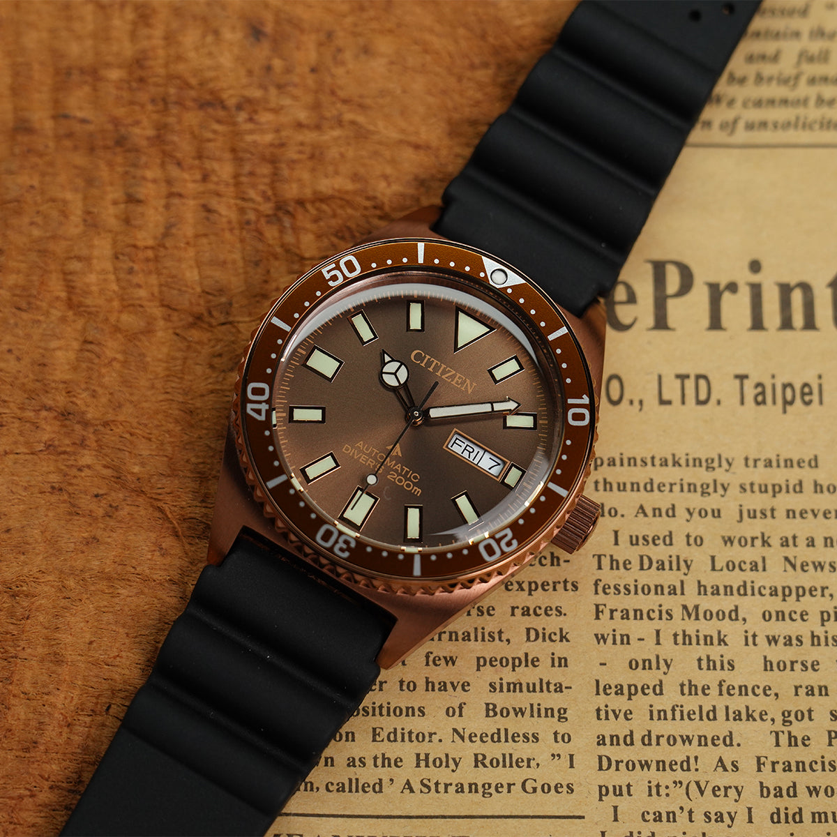 Citizen Promaster NY0125-08W Light Brown Dial