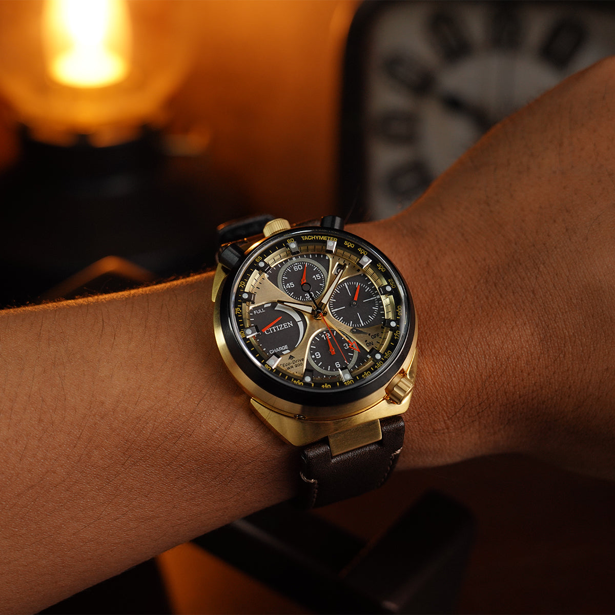 Citizen Promaster Tsuno Chrono Racer Limited Edition AV0072-01X Black Gold Dial