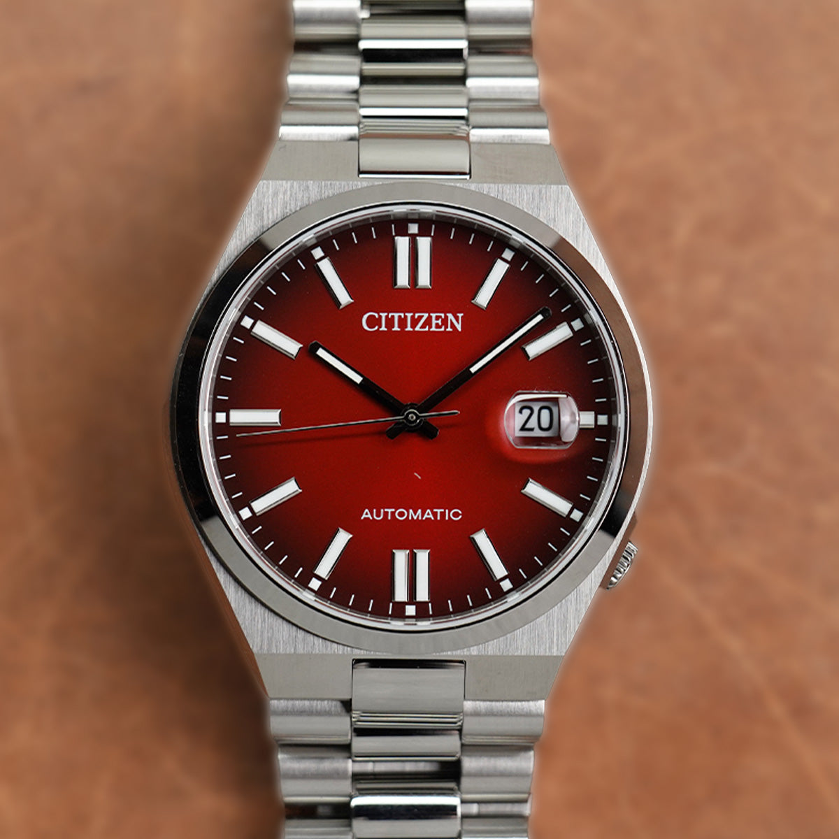 Citizen Tsuyosa NJ0150-56W Burgundy Dial