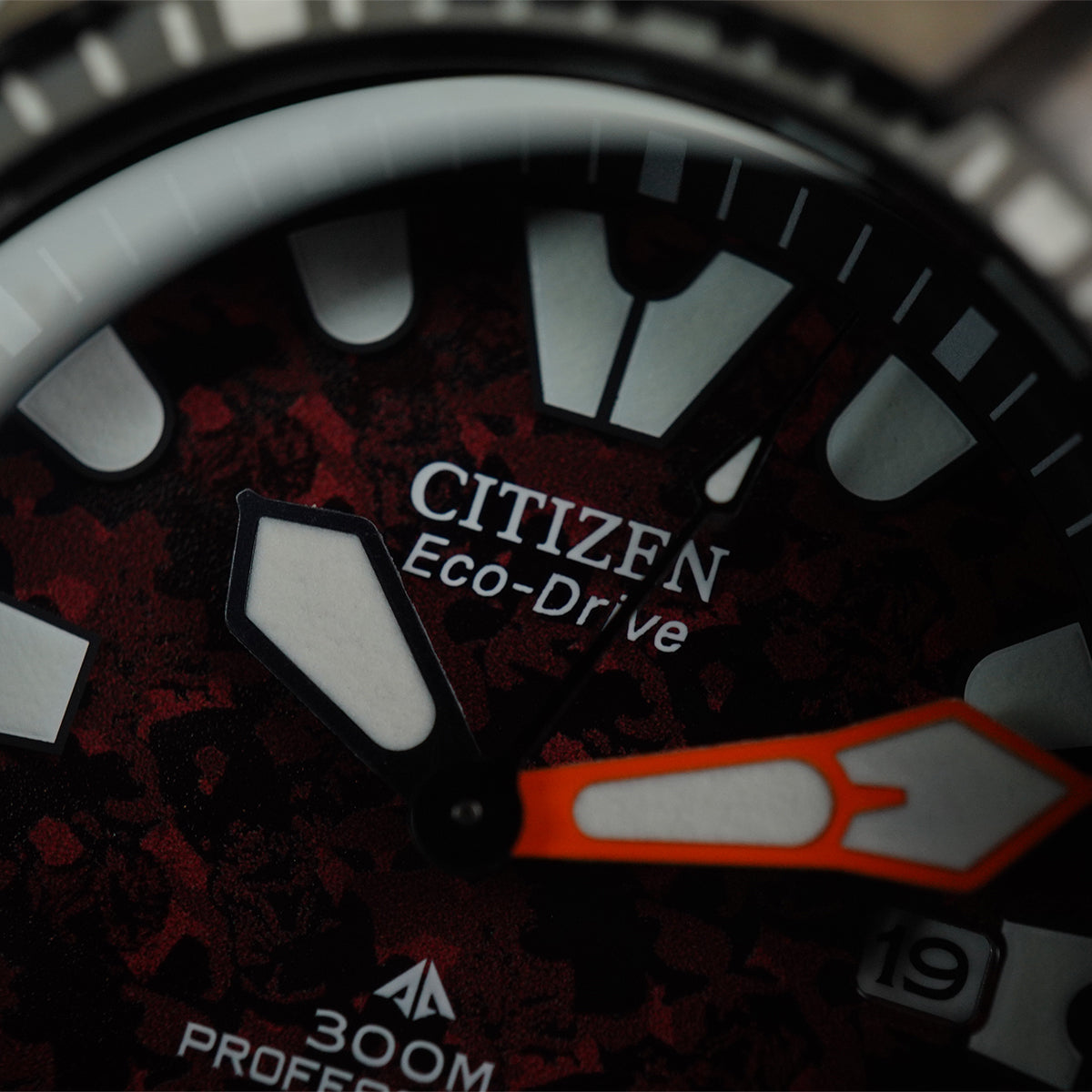 Citizen Promaster Marine Godzilla LTD BJ8059-03Z Black Red Dial