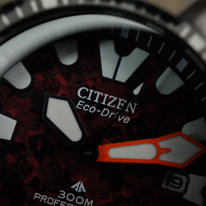 Citizen Promaster Marine Godzilla LTD BJ8059-03Z Black Red Dial