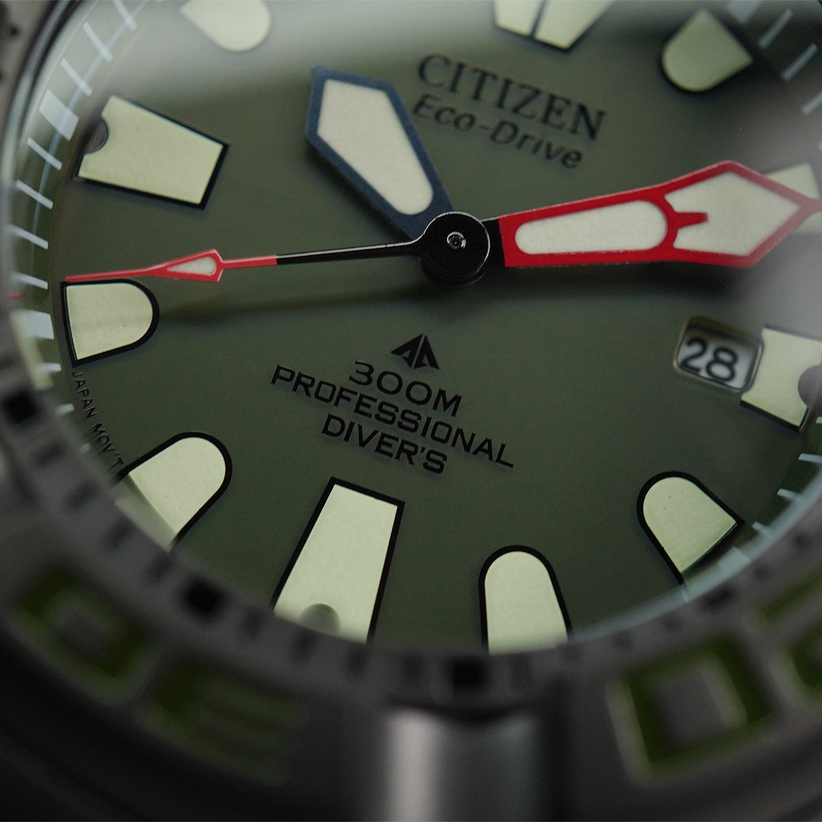 Citizen Promaster Marine BJ8057-17X Army Green Dial