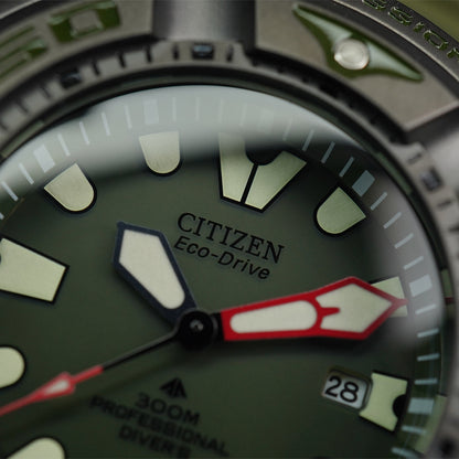 Citizen Promaster Marine BJ8057-17X Army Green Dial