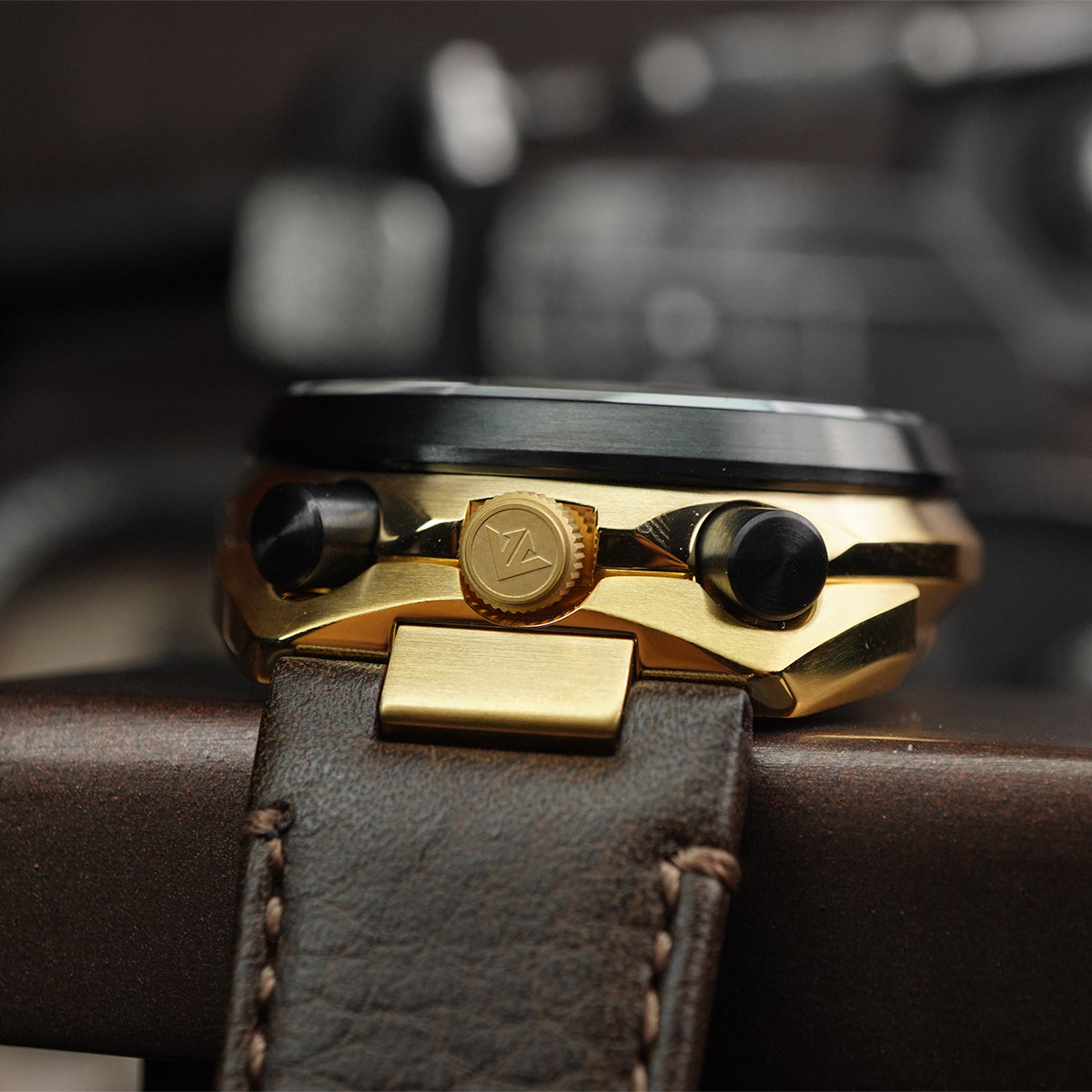 Citizen Promaster Tsuno Chrono Racer Limited Edition AV0072-01X Black Gold Dial