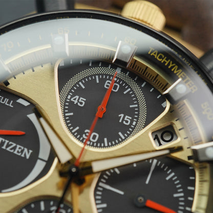 Citizen Promaster Tsuno Chrono Racer Limited Edition AV0072-01X Black Gold Dial