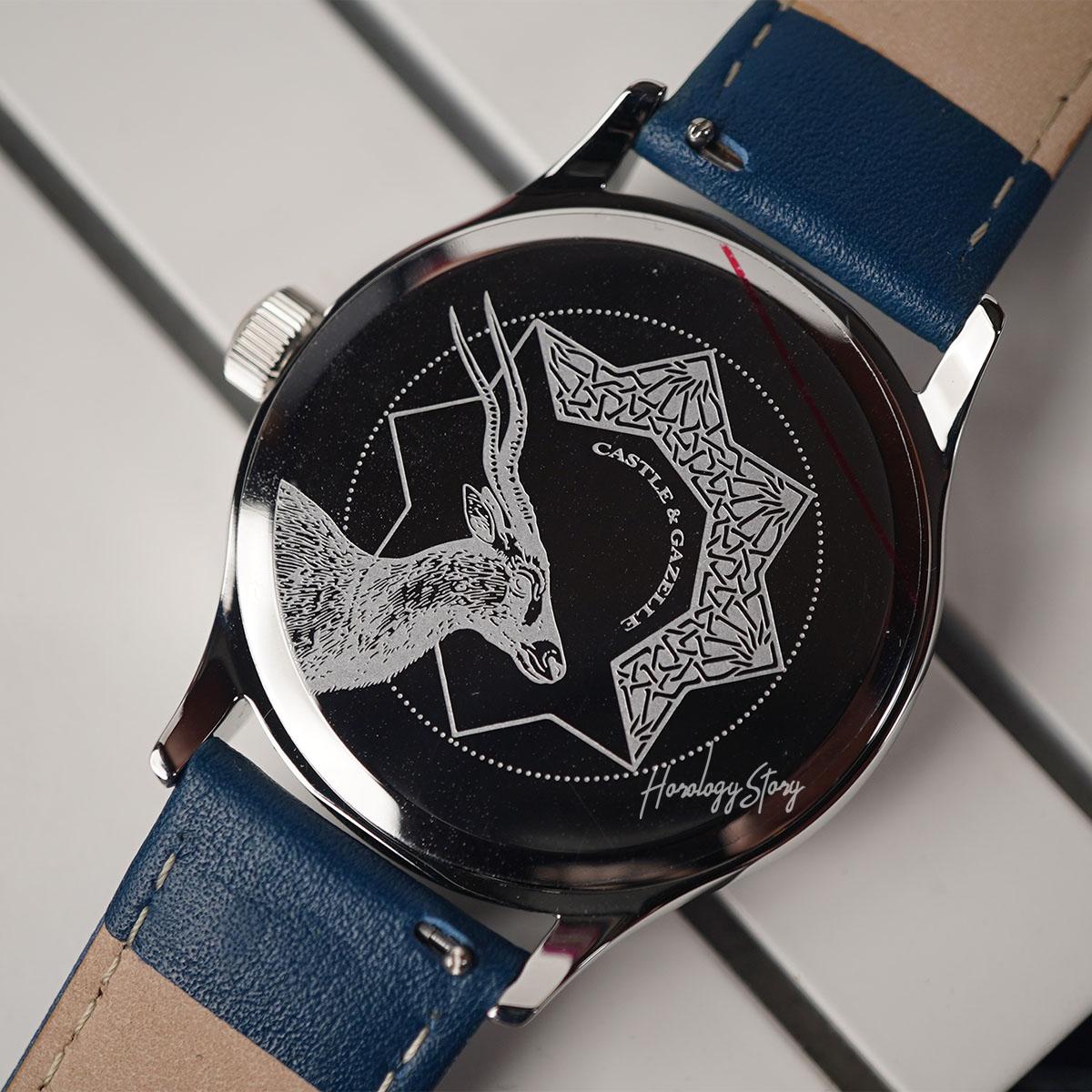 Castle & Gazelle Zellij Blue Dial Quartz V2 - Horology Story Youtube Store