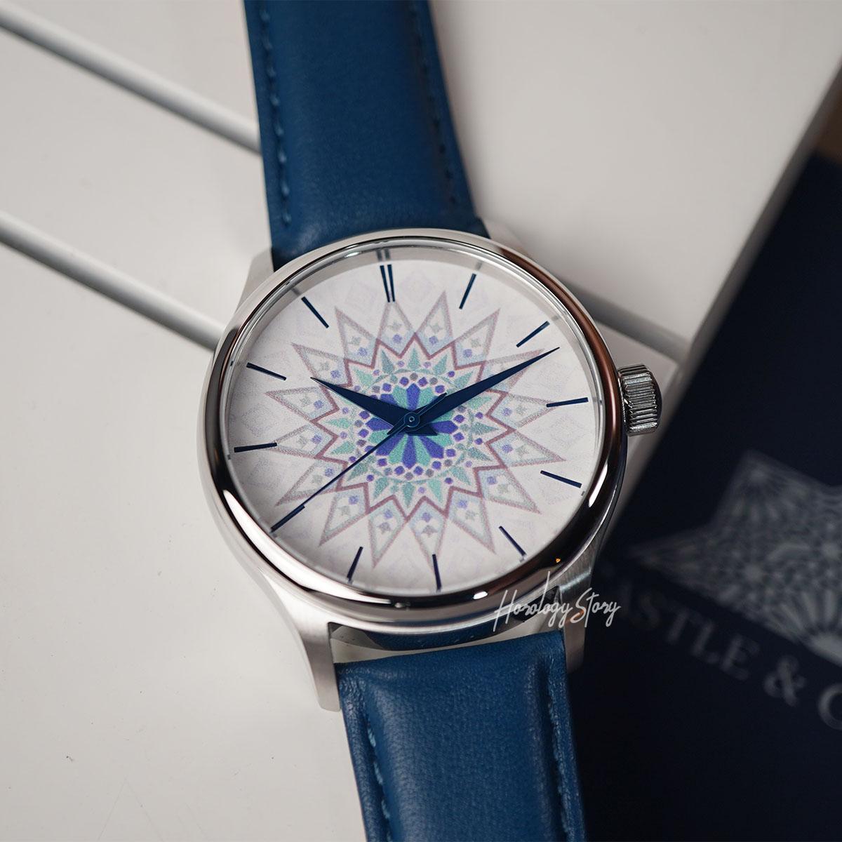 Castle & Gazelle Zellij Blue Dial Quartz V2 - Horology Story Youtube Store