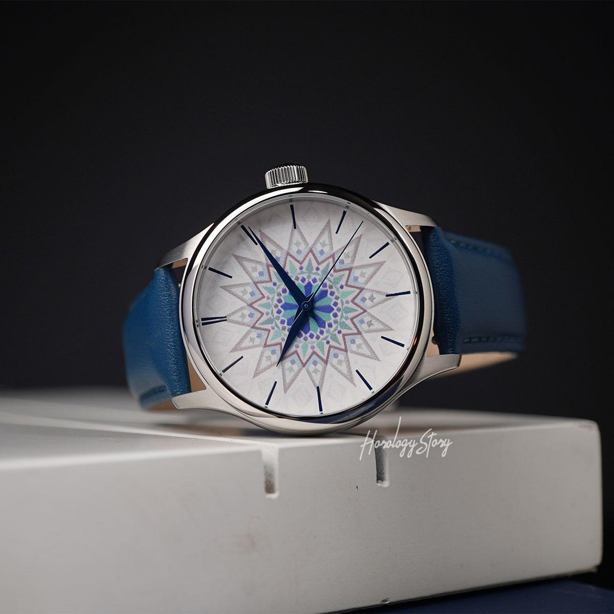 Castle & Gazelle Zellij Blue Dial Quartz V2 - Horology Story Youtube Store