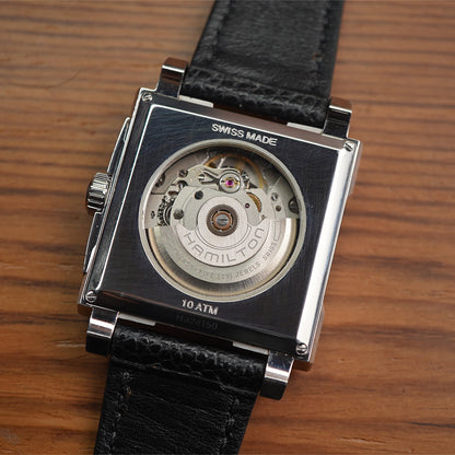 Hamilton JazzMaster H324150 Black Square Rare Vintage