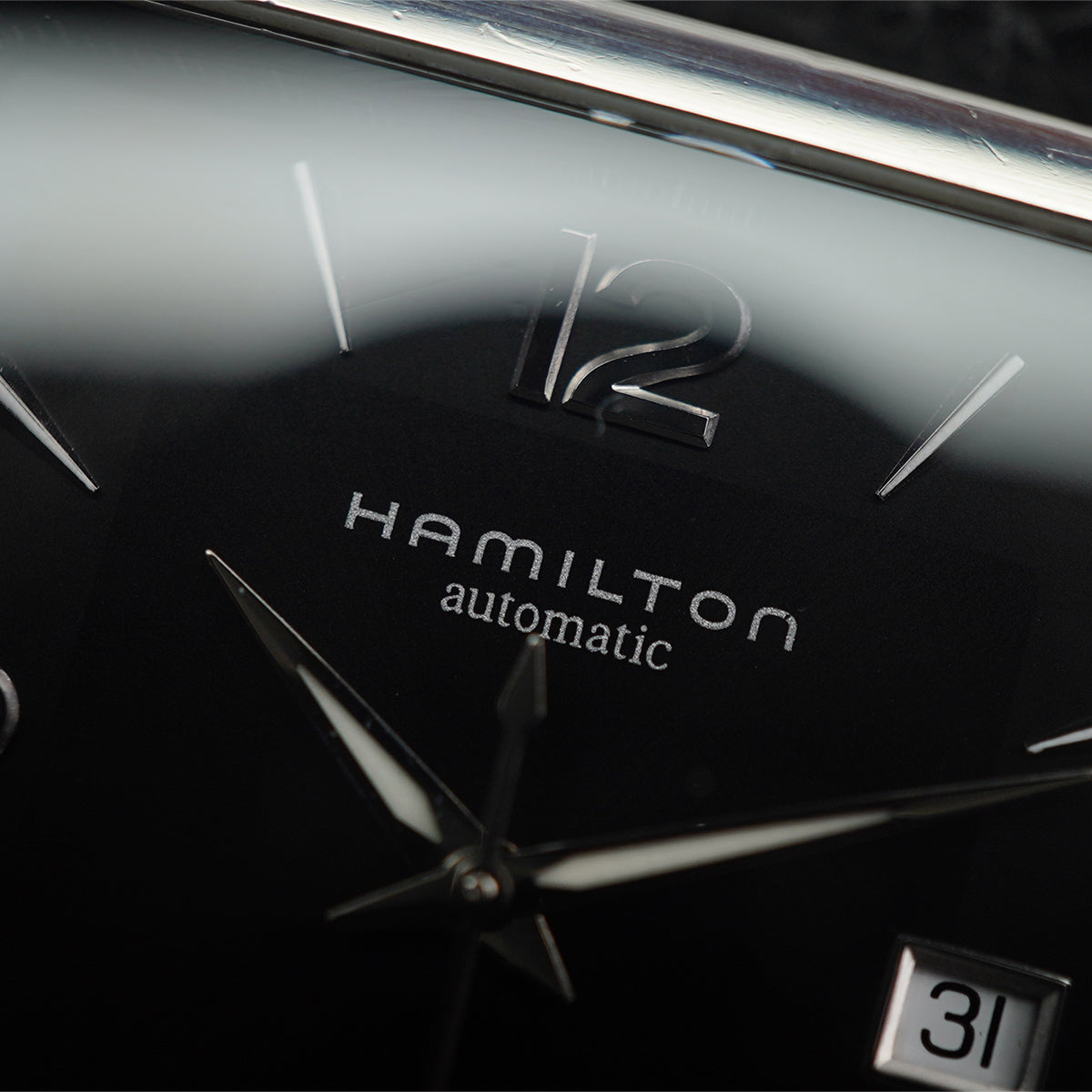 Hamilton JazzMaster H324150 Black Square Rare Vintage