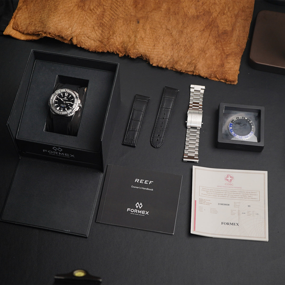 Formex Reef GMT 42mm Black Dial Ceramic Bezel COSC