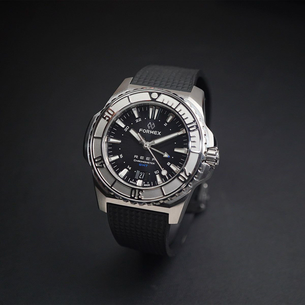 Formex Reef GMT 42mm Black Dial Ceramic Bezel COSC