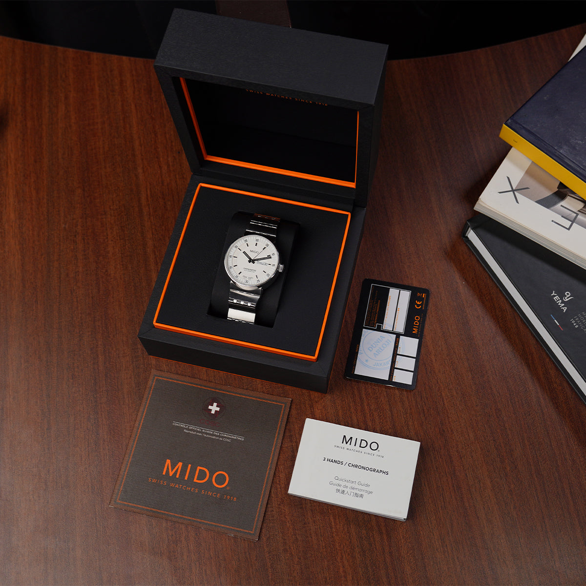 MIDO All Dial M8340.4.B1.11 Chronometer Automatic White Dial